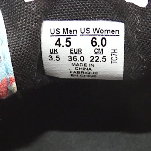 Vans Star Wars Yoda Floral Aloha Sneakers Unisex 4.5M/6W  Limited 2014 Kawaii - Picture 12 of 14